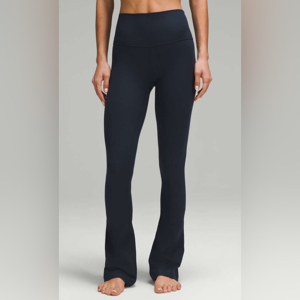 Lululemon ribbed flare pants